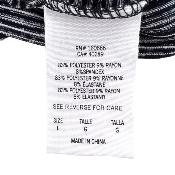 NFL Team Apparel New Orleans Saints Graphic Striped Tee Women’s Large Black Gold - Picture 9 of 9